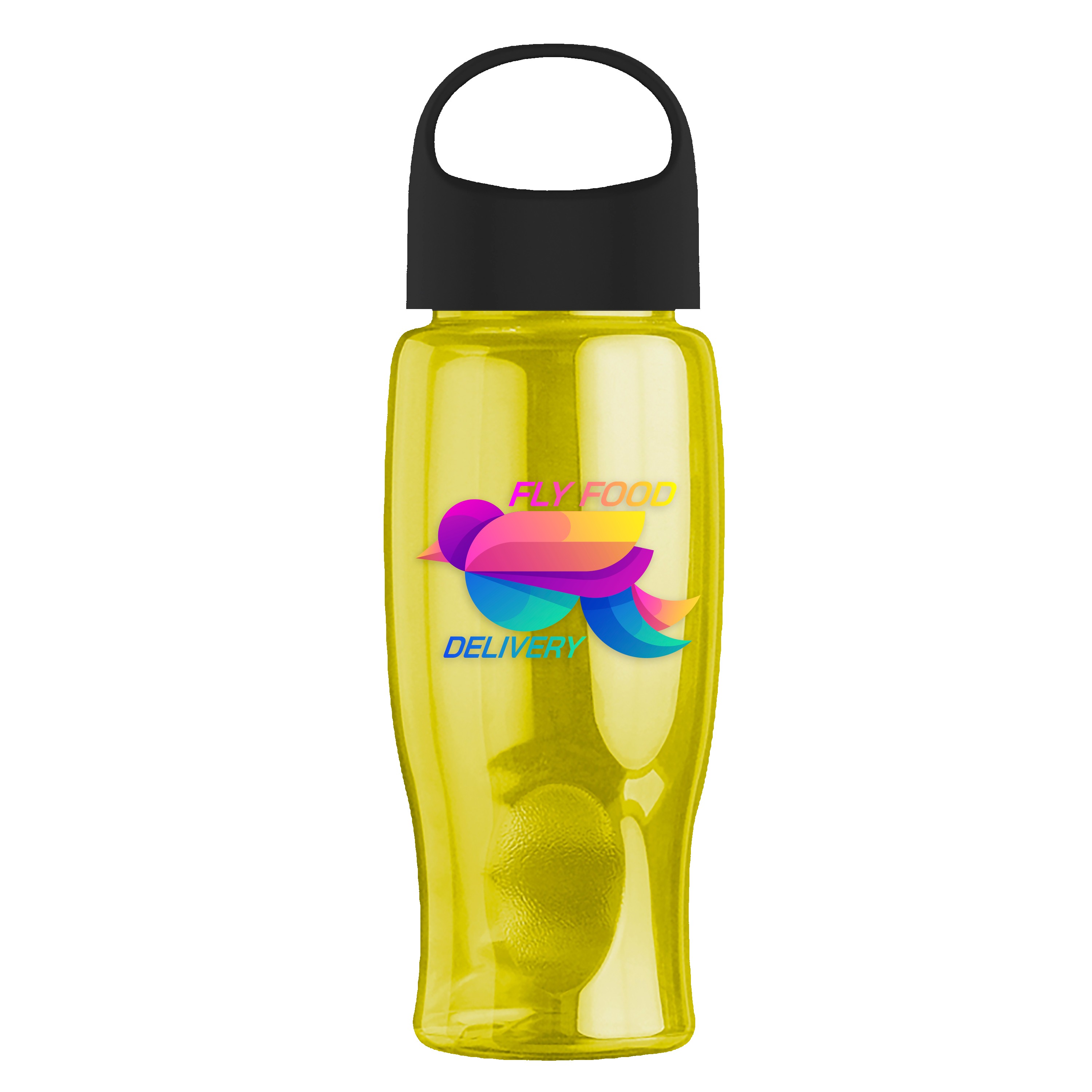 Garyline® Poly+ Bottle with Oval Crest Lid - 27 oz. 2