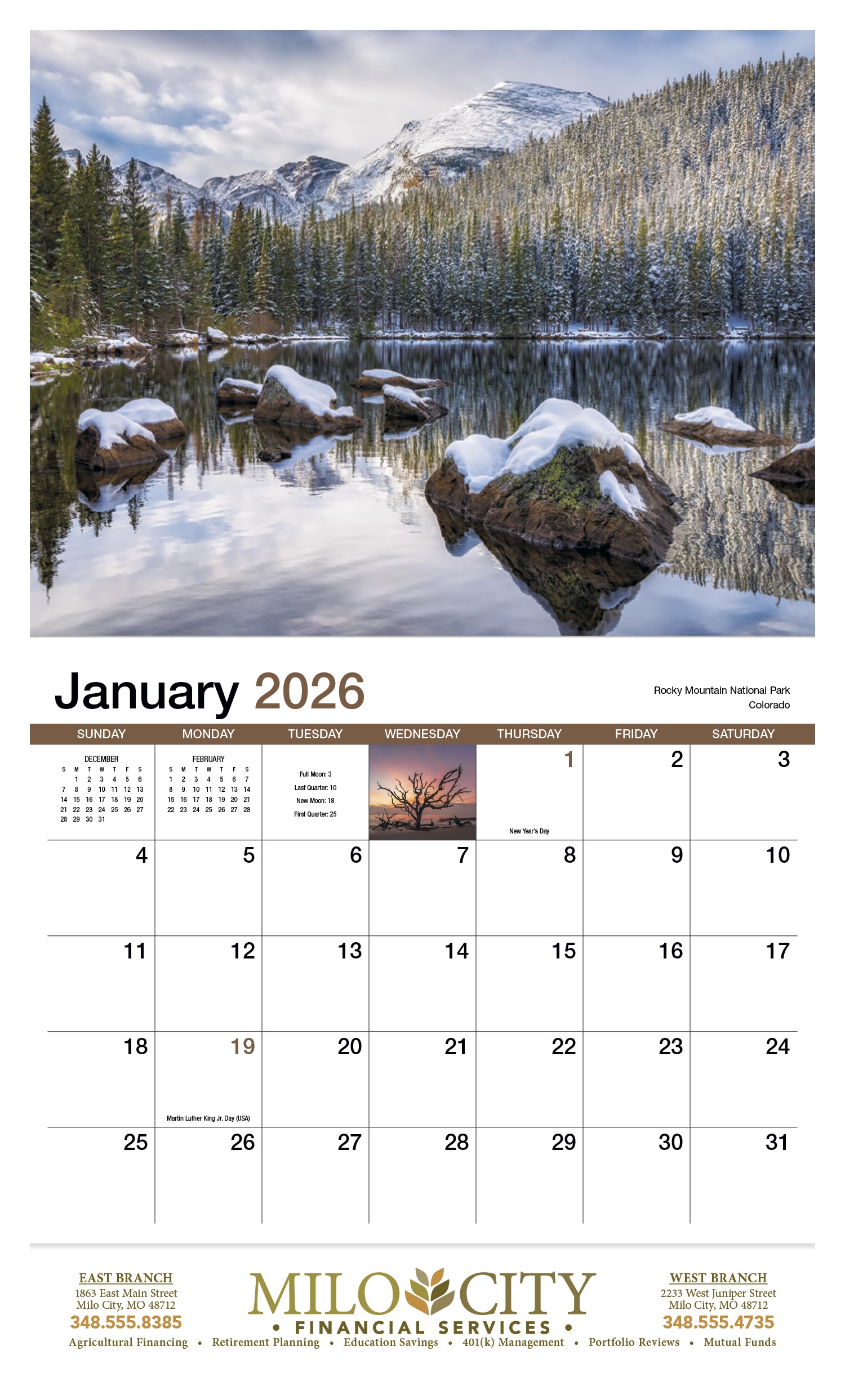 HotLine® Products Scenic America® Appointment Calendar - Stapled 2