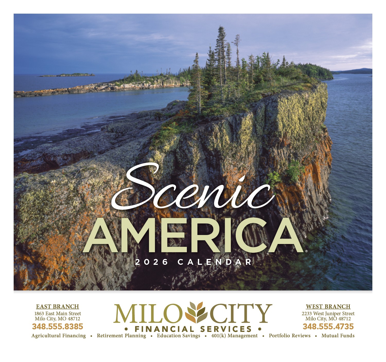 HotLine® Products Scenic America® Appointment Calendar - Stapled 2