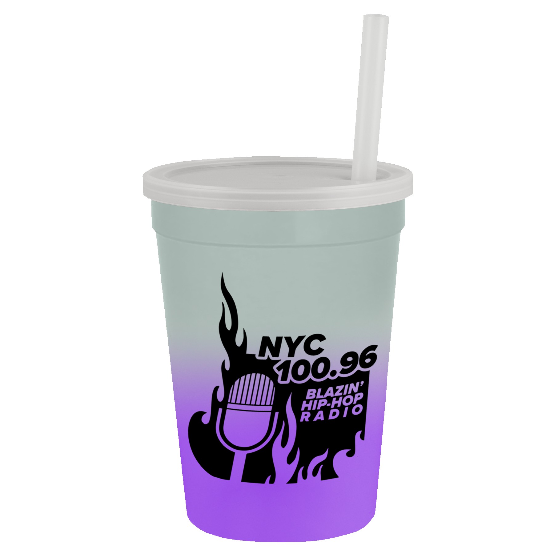 Garyline® Cups-on-the-Go Color-Changing Sport Sipper - 12 oz. 2