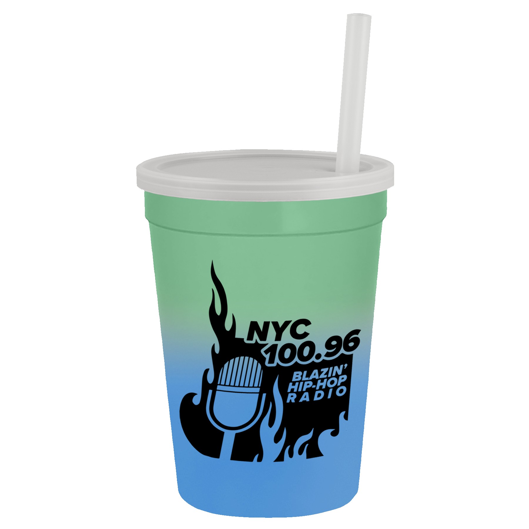 Garyline® Cups-on-the-Go Color-Changing Sport Sipper - 12 oz. 2
