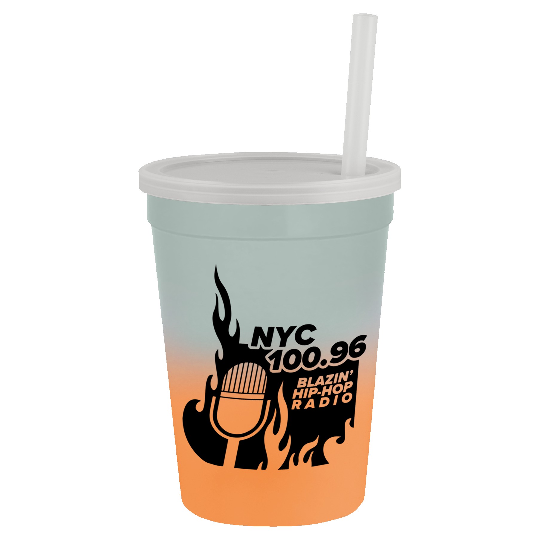 Garyline® Cups-on-the-Go Color-Changing Sport Sipper - 12 oz. 2
