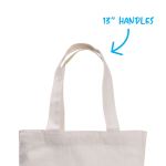 Good Value™ Natural Mini Economy Tote - A165331 handles Good Value™ Natural Mini Economy Tote - A165331 handles