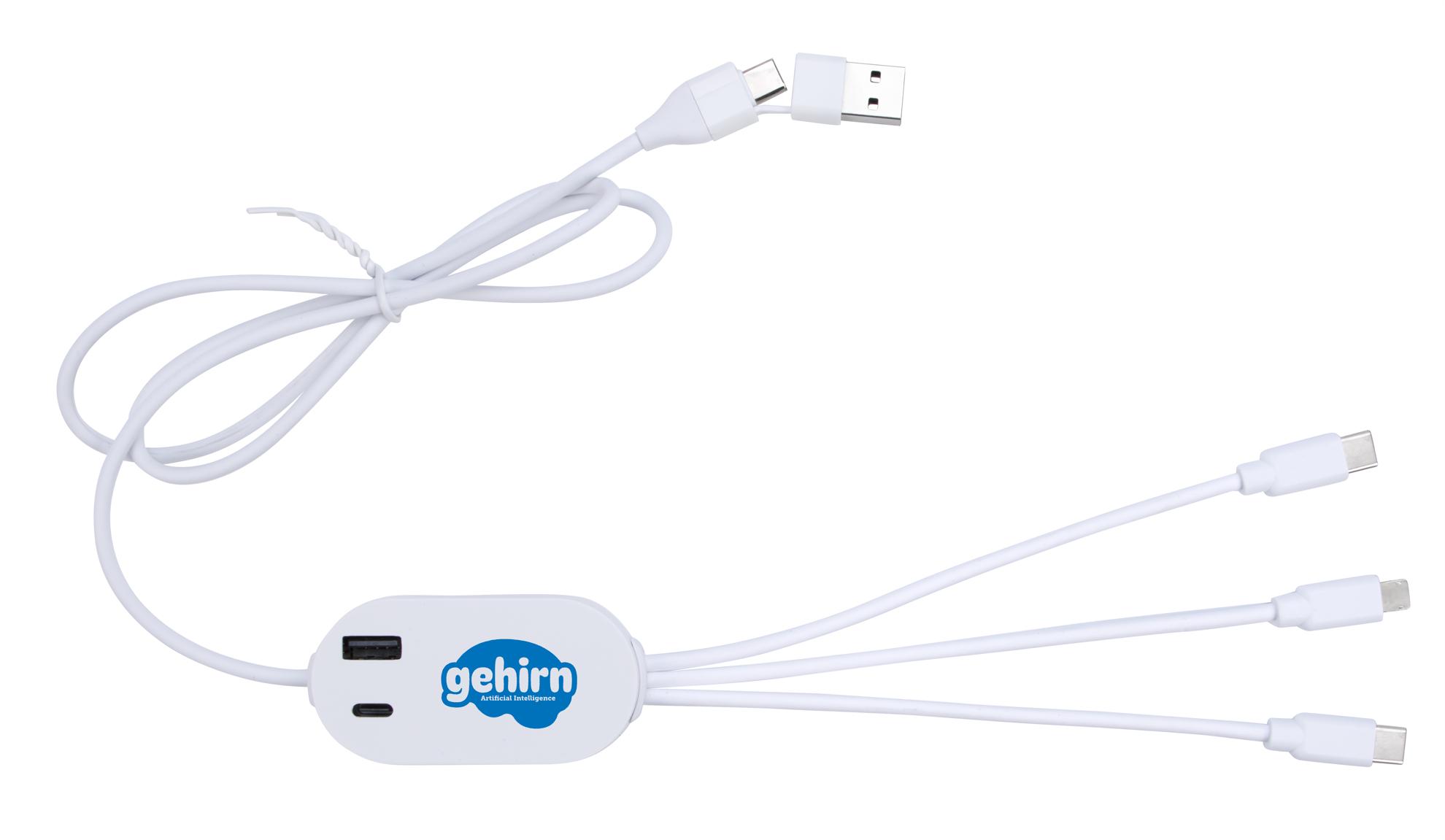 Good Value™ DualLink Charging Cable 2A with USB Hub 2