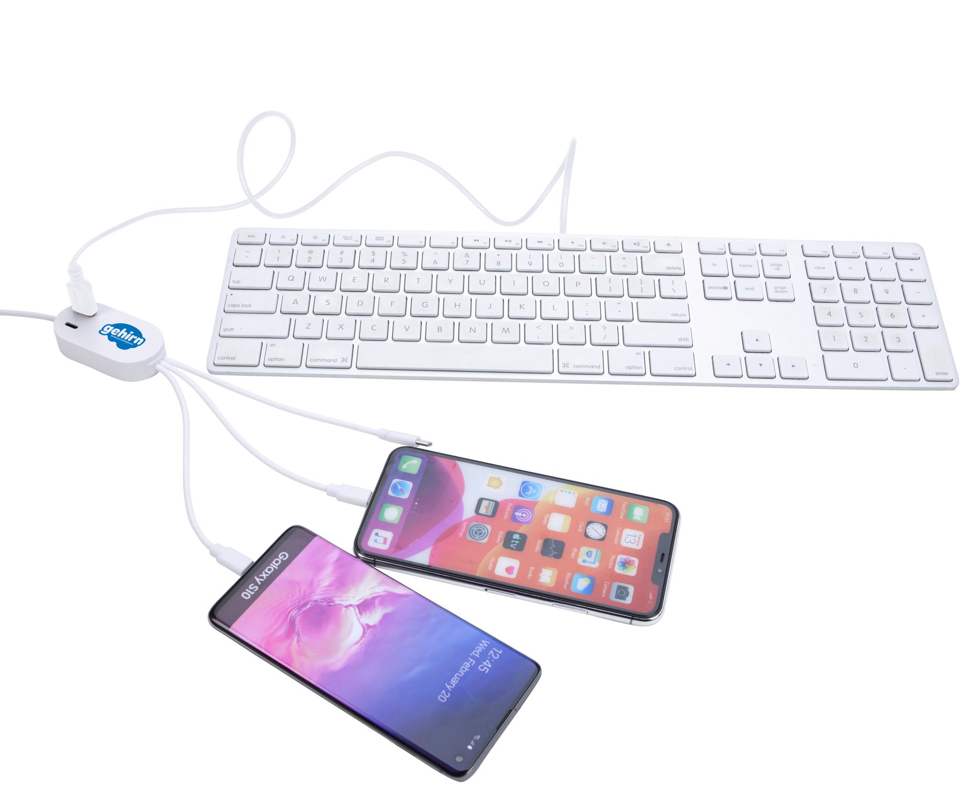 Good Value™ DualLink Charging Cable 2A with USB Hub 2