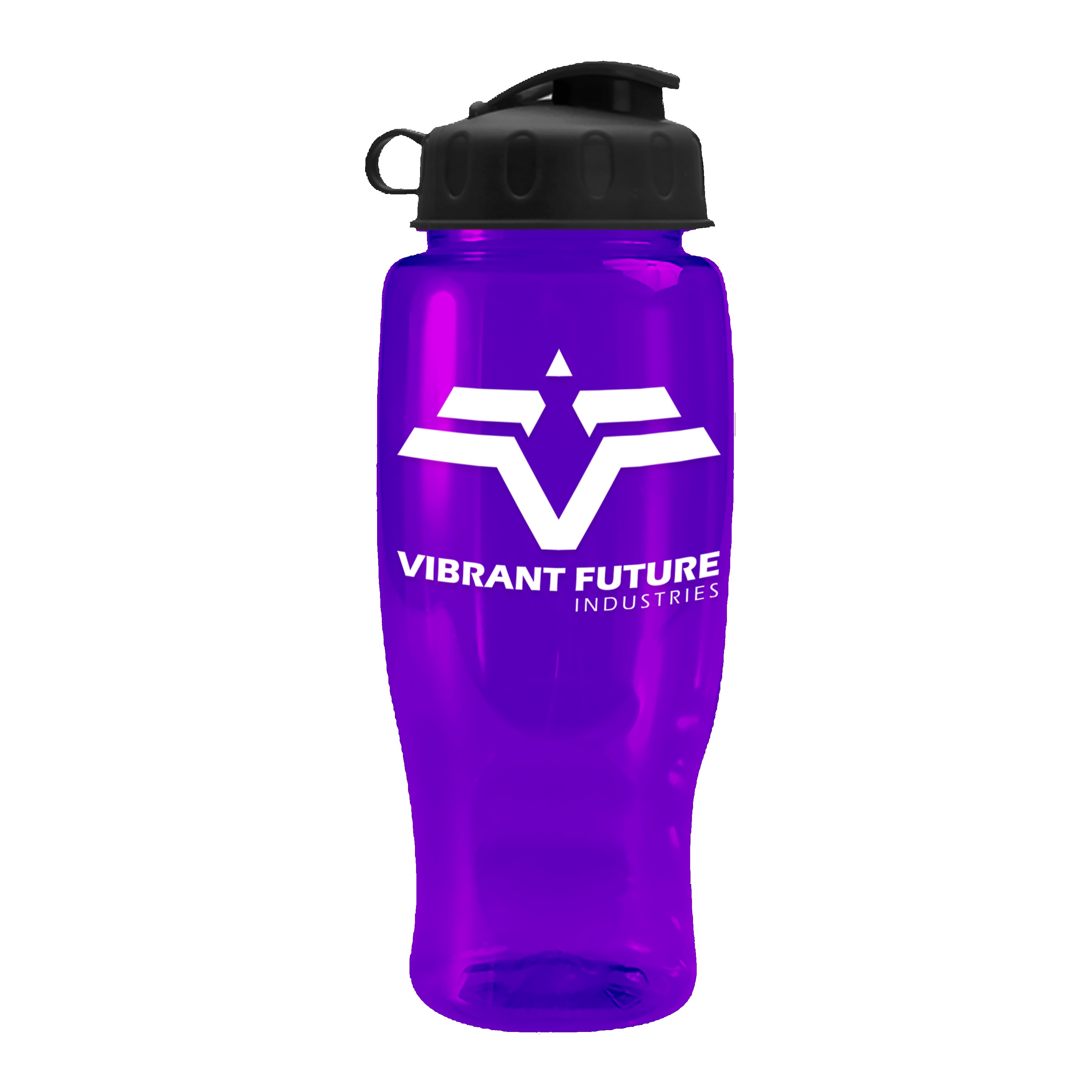 Garyline® Poly+ Recycled Bottle with Flip Lid - 27 oz. 2
