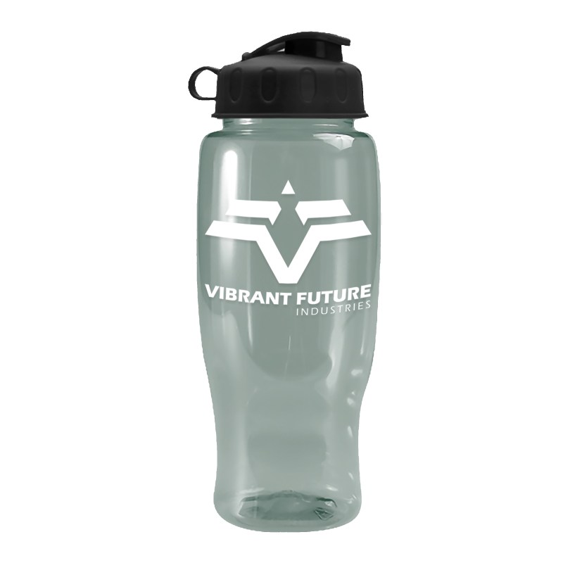 Garyline® Poly+ Recycled Bottle with Flip Lid - 27 oz. 2 Garyline® Poly+ Recycled Bottle with Flip Lid - 27 oz. 2