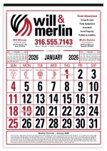 Skinner & Kennedy™ Commercial 12-Sheet Calendar 2 Skinner & Kennedy™ Commercial 12-Sheet Calendar 2