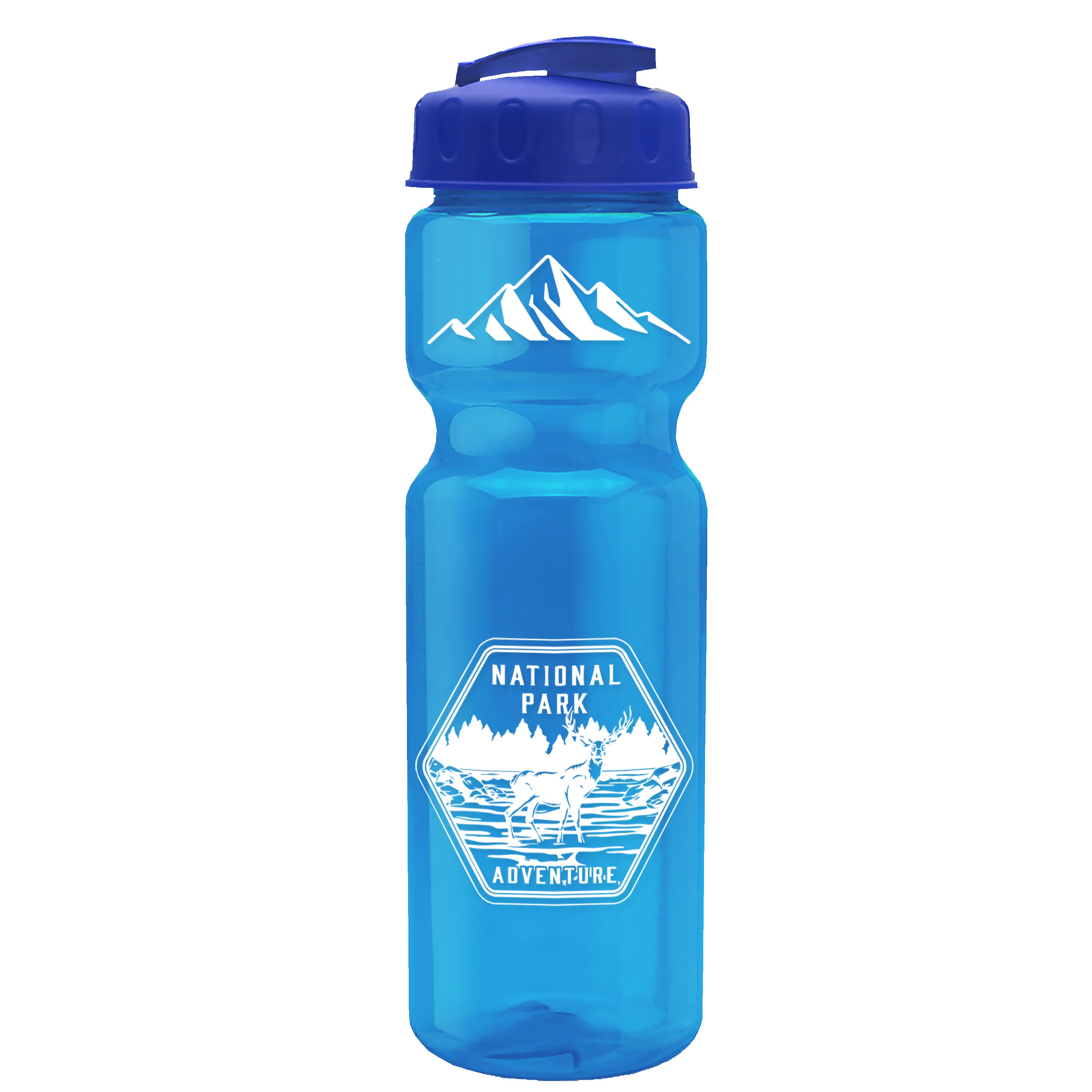 Garyline® Champ Recycled Bottle with Flip-Top Lid - 28 oz. 2