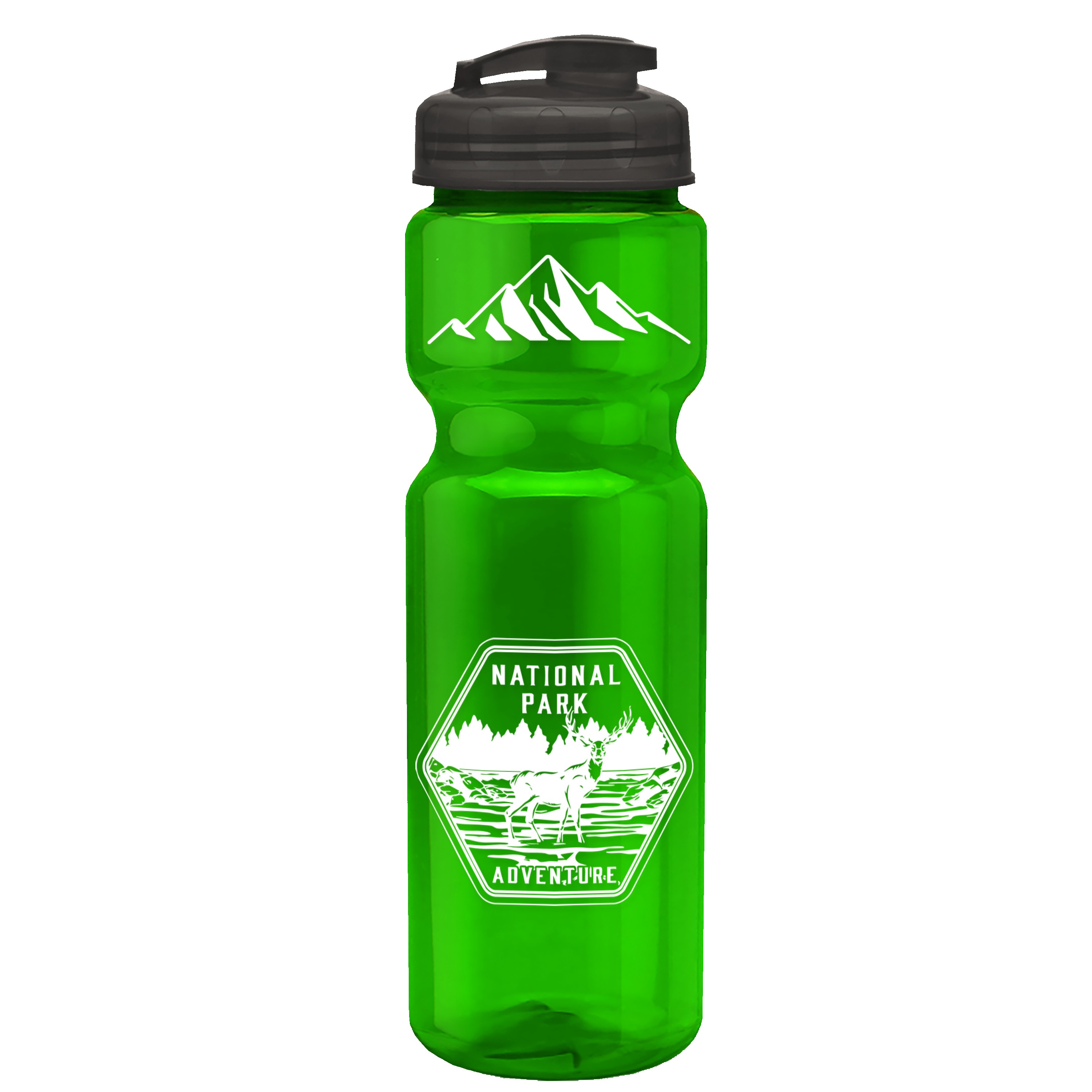 Garyline® Champ Recycled Bottle with Flip-Top Lid - 28 oz. 2