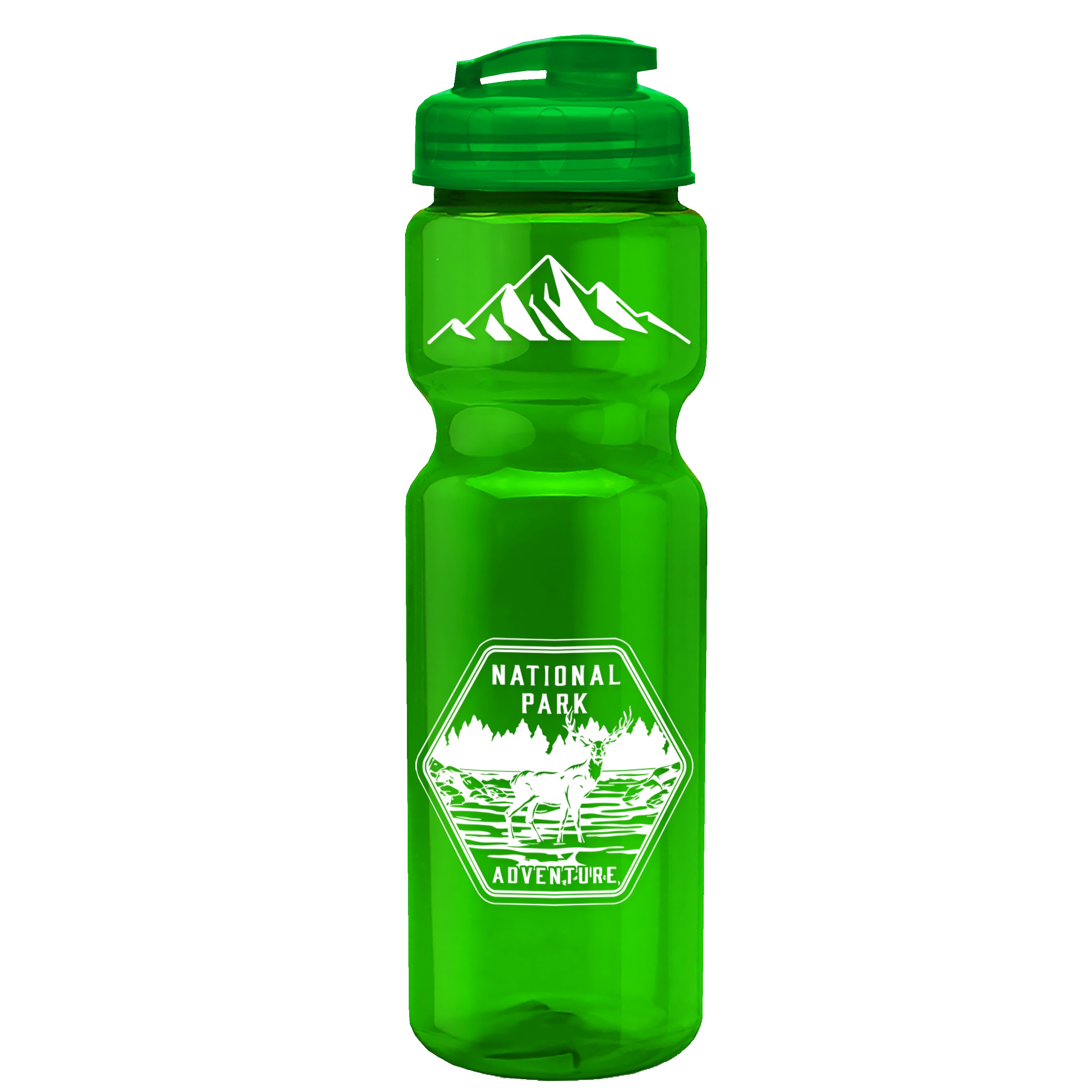 Garyline® Champ Recycled Bottle with Flip-Top Lid - 28 oz. 2