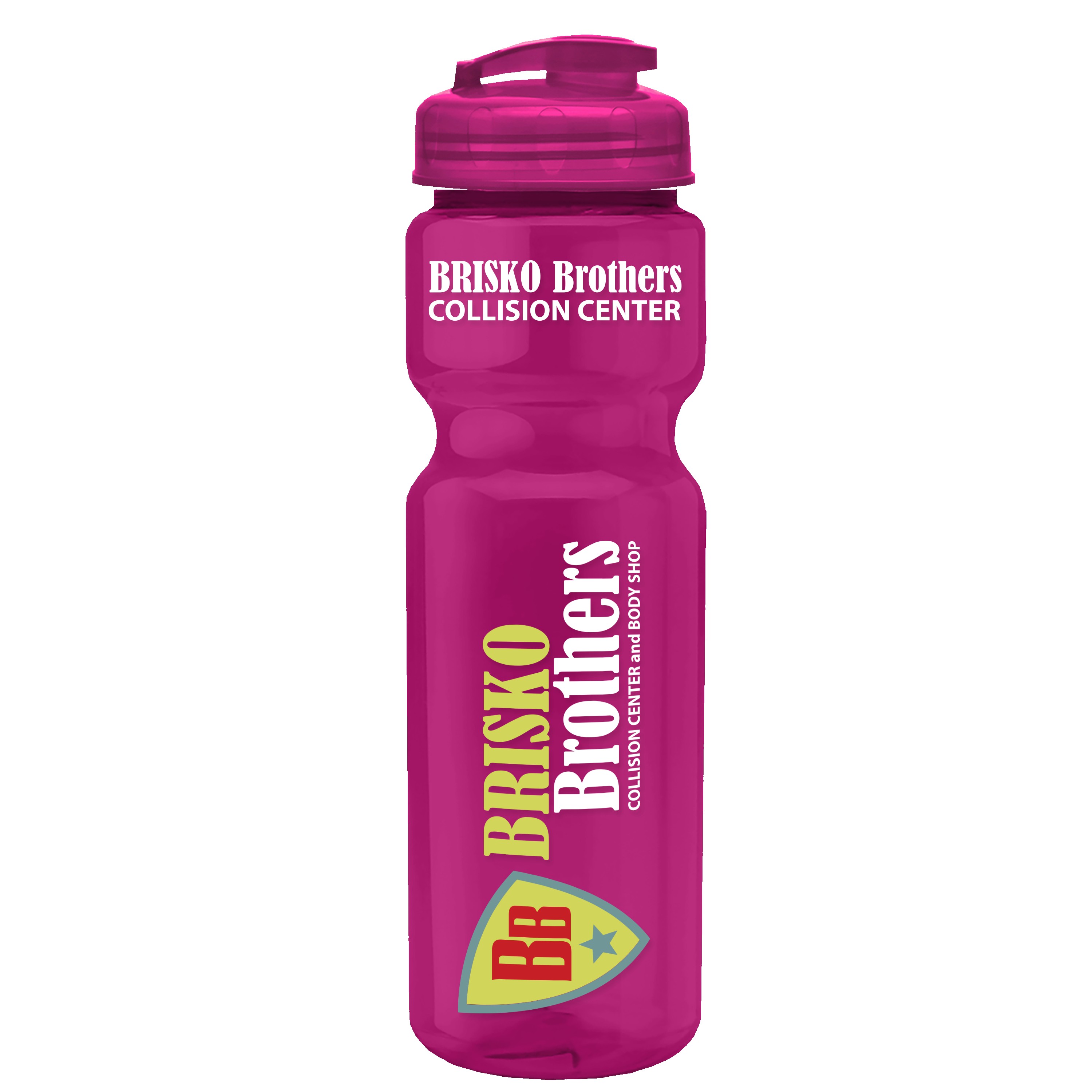 Garyline® Champ Recycled Bottle with Flip-Top Lid - 28 oz. 2