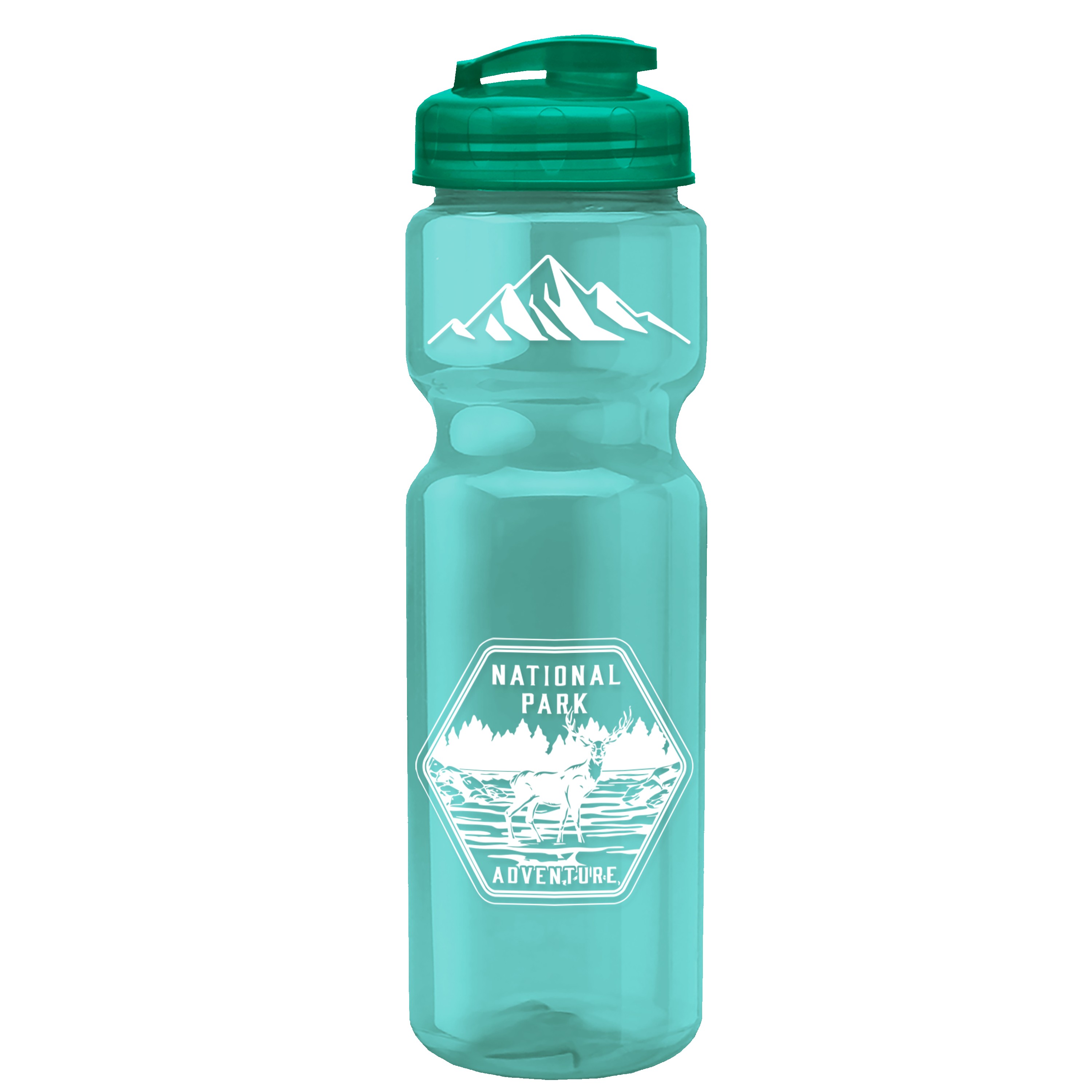 Garyline® Champ Recycled Bottle with Flip-Top Lid - 28 oz. 2