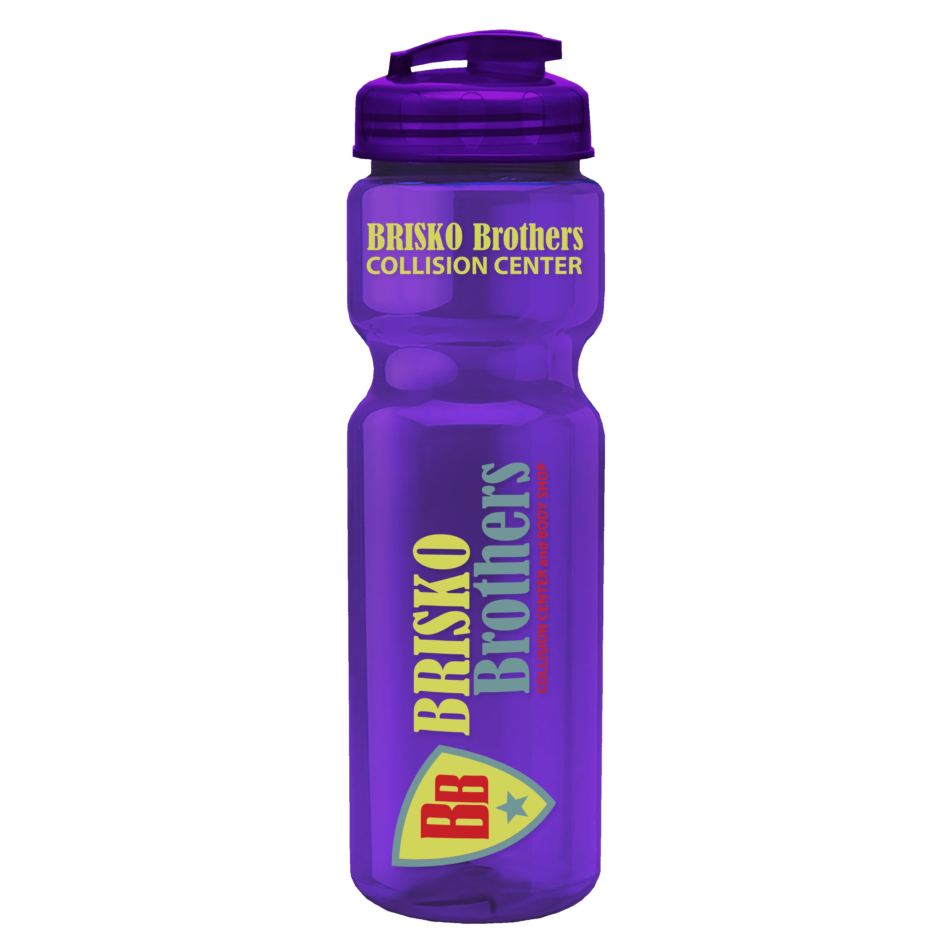 Garyline® Champ Recycled Bottle with Flip-Top Lid - 28 oz. 2