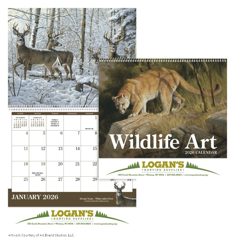Triumph® Calendars Wildlife Art Calendar 2 Triumph® Calendars Wildlife Art Calendar 2