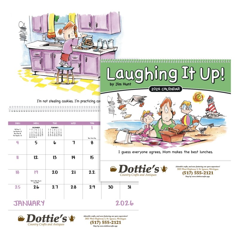 Good Value™ Laughing It Up! - Spiral Calendar 2 Good Value™ Laughing It Up! - Spiral Calendar 2