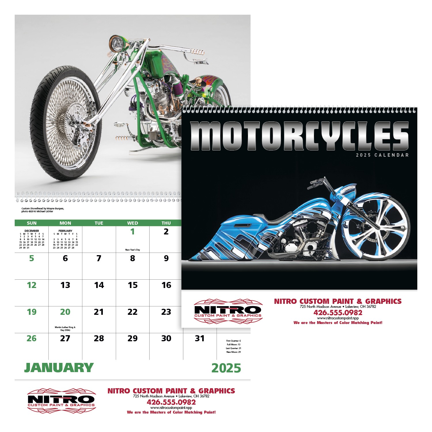 Good Value™ Motorcycles - Spiral Calendar 2