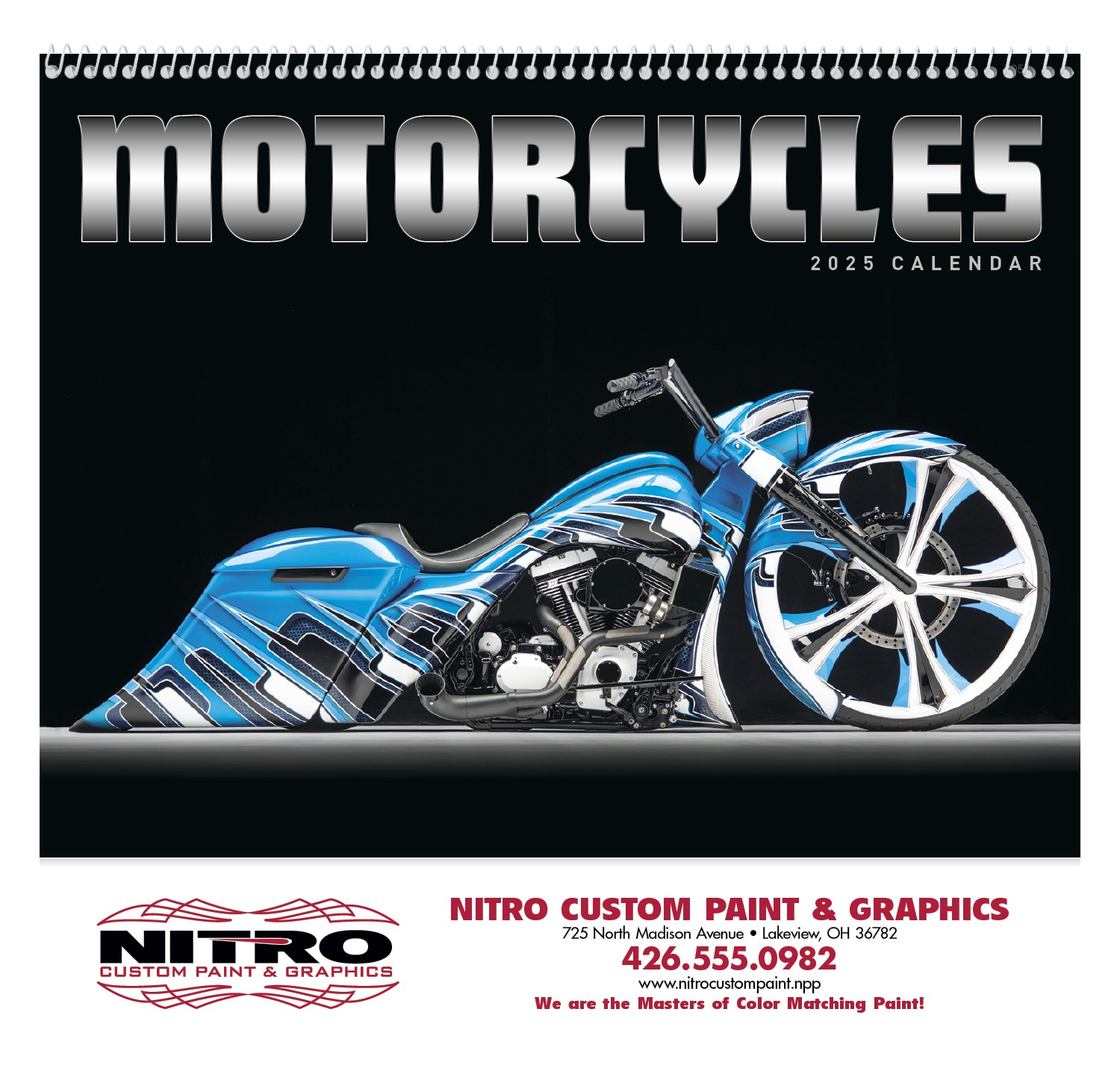 Good Value™ Motorcycles - Spiral Calendar 2