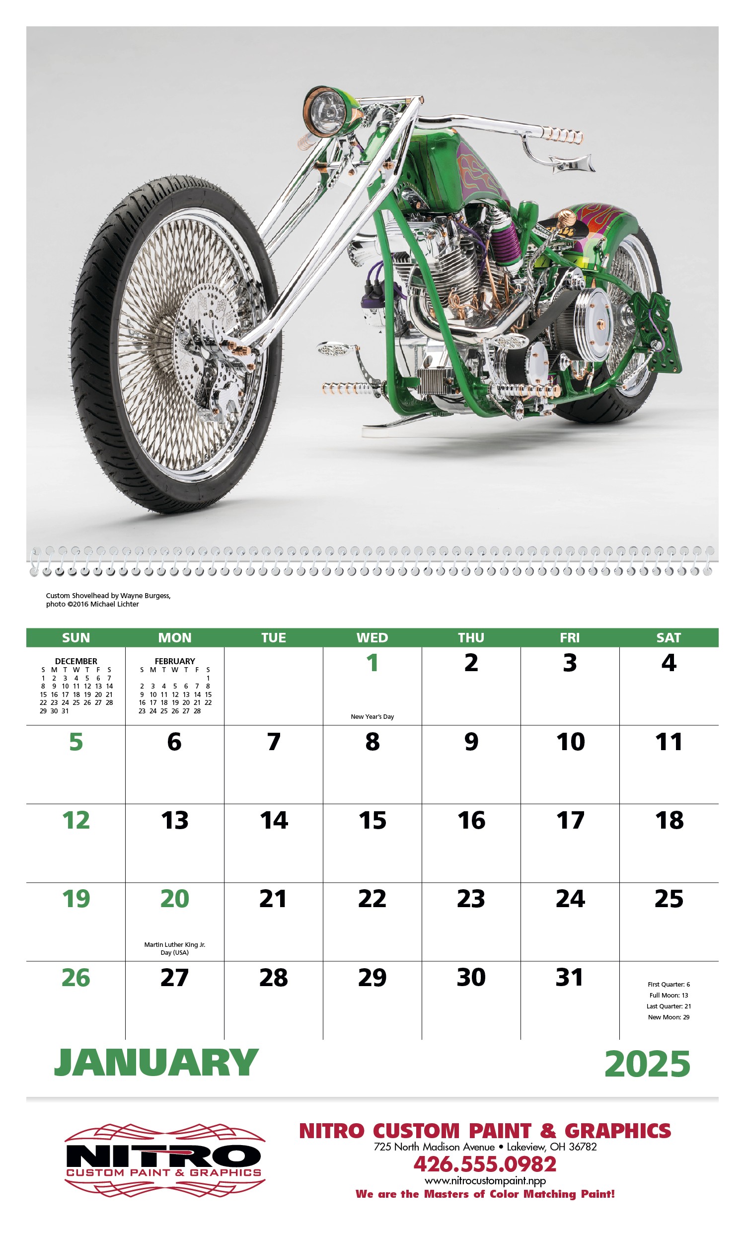 Good Value™ Motorcycles - Spiral Calendar 2