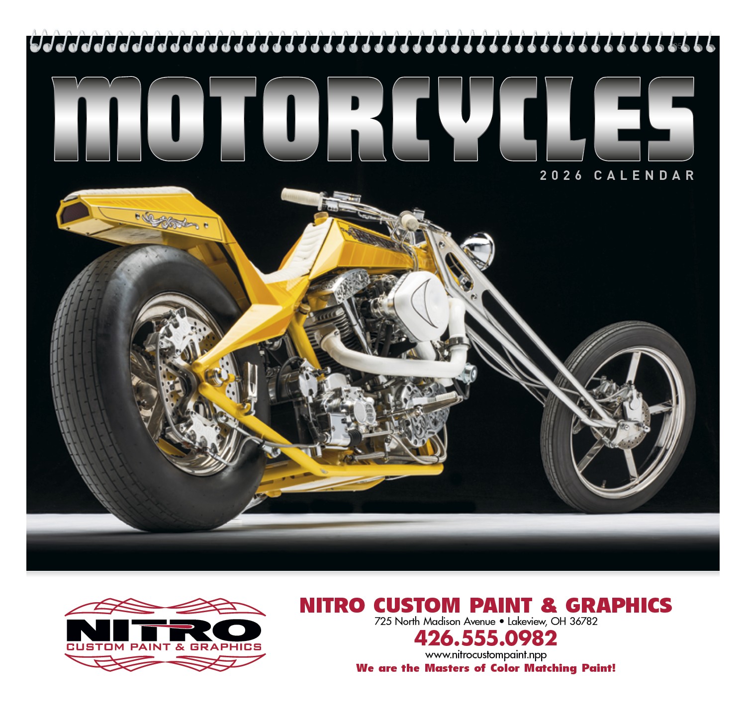 Good Value™ Motorcycles - Spiral Calendar 2