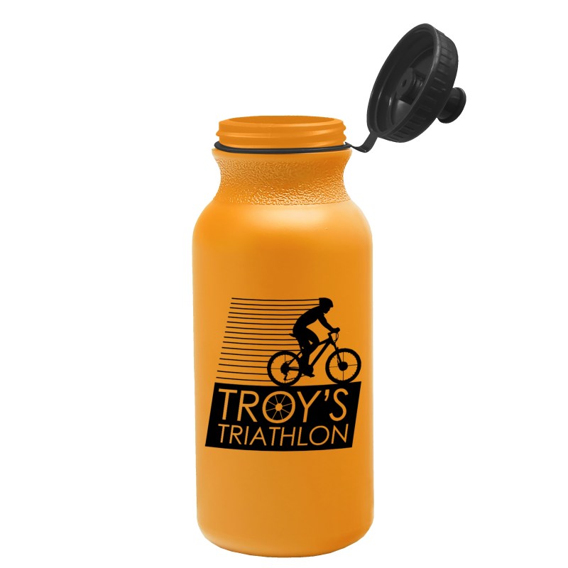 Garyline® Omni Bike Bottle with Tethered Push-Pull Lid - 20 oz. 2 Garyline® Omni Bike Bottle with Tethered Push-Pull Lid - 20 oz. 2