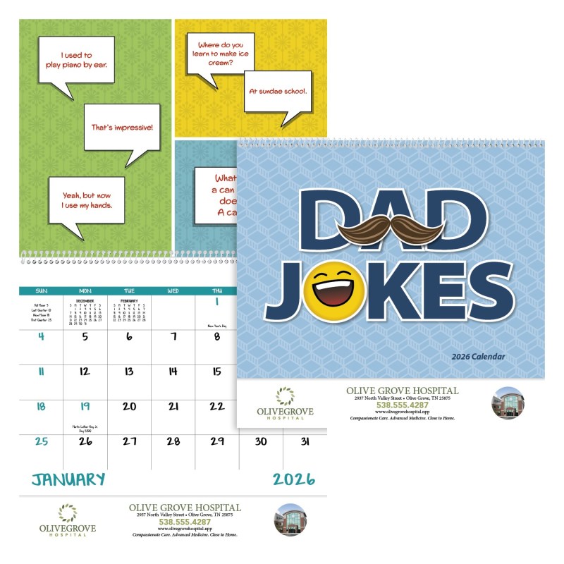 Good Value™ Dad Jokes - Spiral Calendar 2 Good Value™ Dad Jokes - Spiral Calendar 2