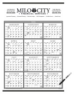 Triumph® Calendars Black & White Span-A-Year Laminated w/Marker Calendar 2 Triumph® Calendars Black & White Span-A-Year Laminated w/Marker Calendar 2