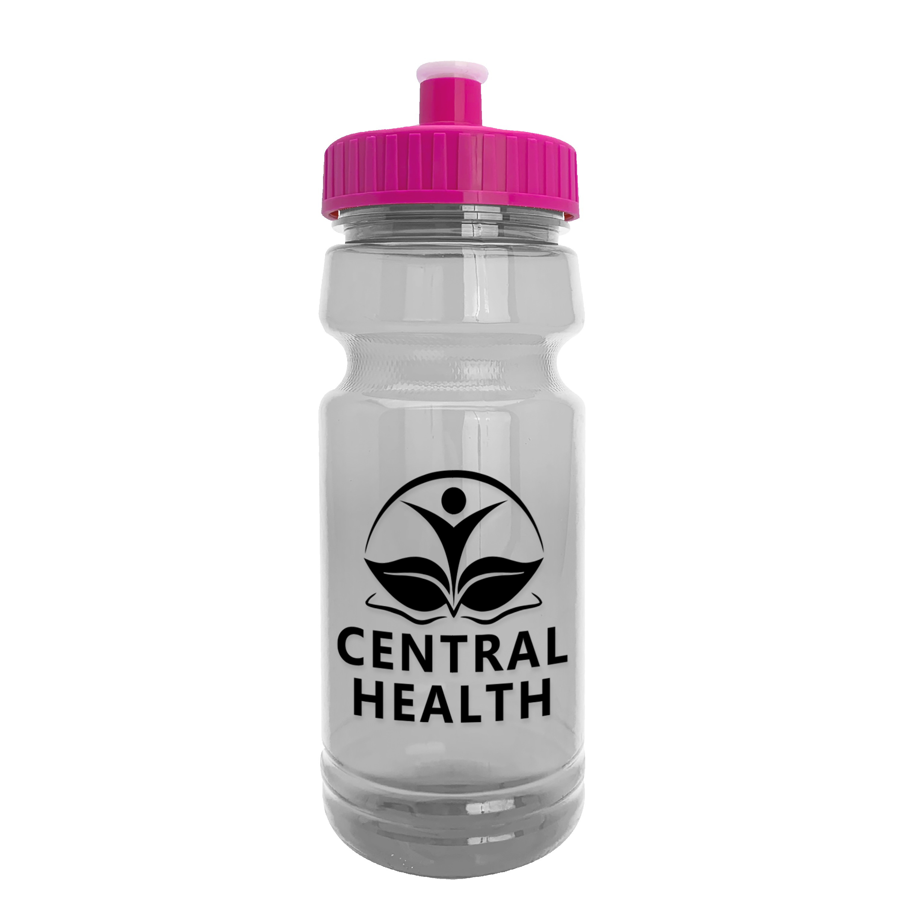 Garyline® Trainer Clear Bottle with Push-Pull Lid - 24 oz. 2