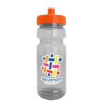 Garyline® Trainer Clear Bottle with Push-Pull Lid - 24 oz. - TB124_clear_bottle_orange_lid_full.png Garyline® Trainer Clear Bottle with Push-Pull Lid - 24 oz. - TB124_clear_bottle_orange_lid_full.png