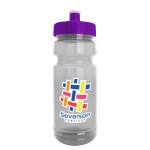 Garyline® Trainer Clear Bottle with Push-Pull Lid - 24 oz. - TB124_clear_bottle_violet_lid_full.png Garyline® Trainer Clear Bottle with Push-Pull Lid - 24 oz. - TB124_clear_bottle_violet_lid_full.png