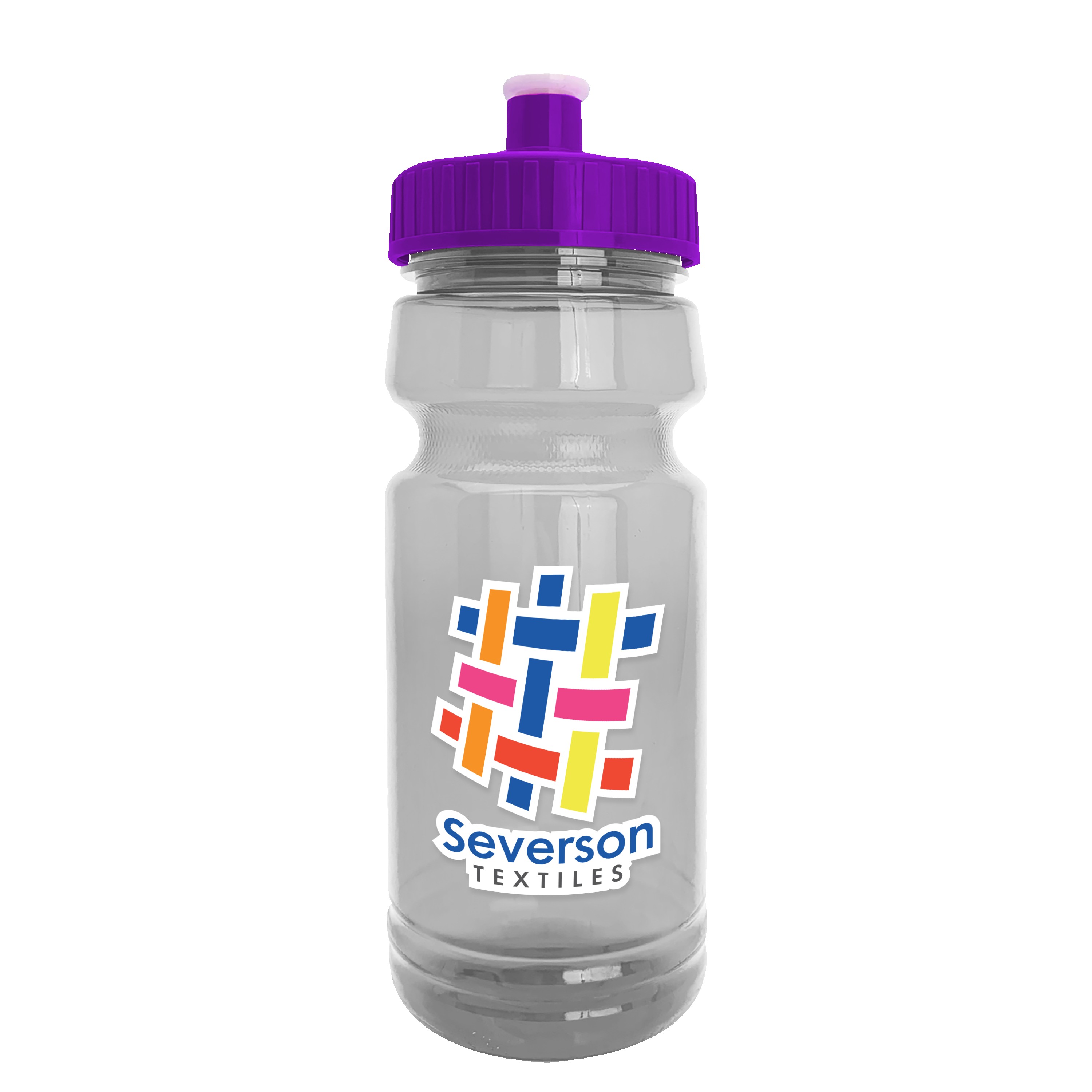 Garyline® Trainer Clear Bottle with Push-Pull Lid - 24 oz. 2
