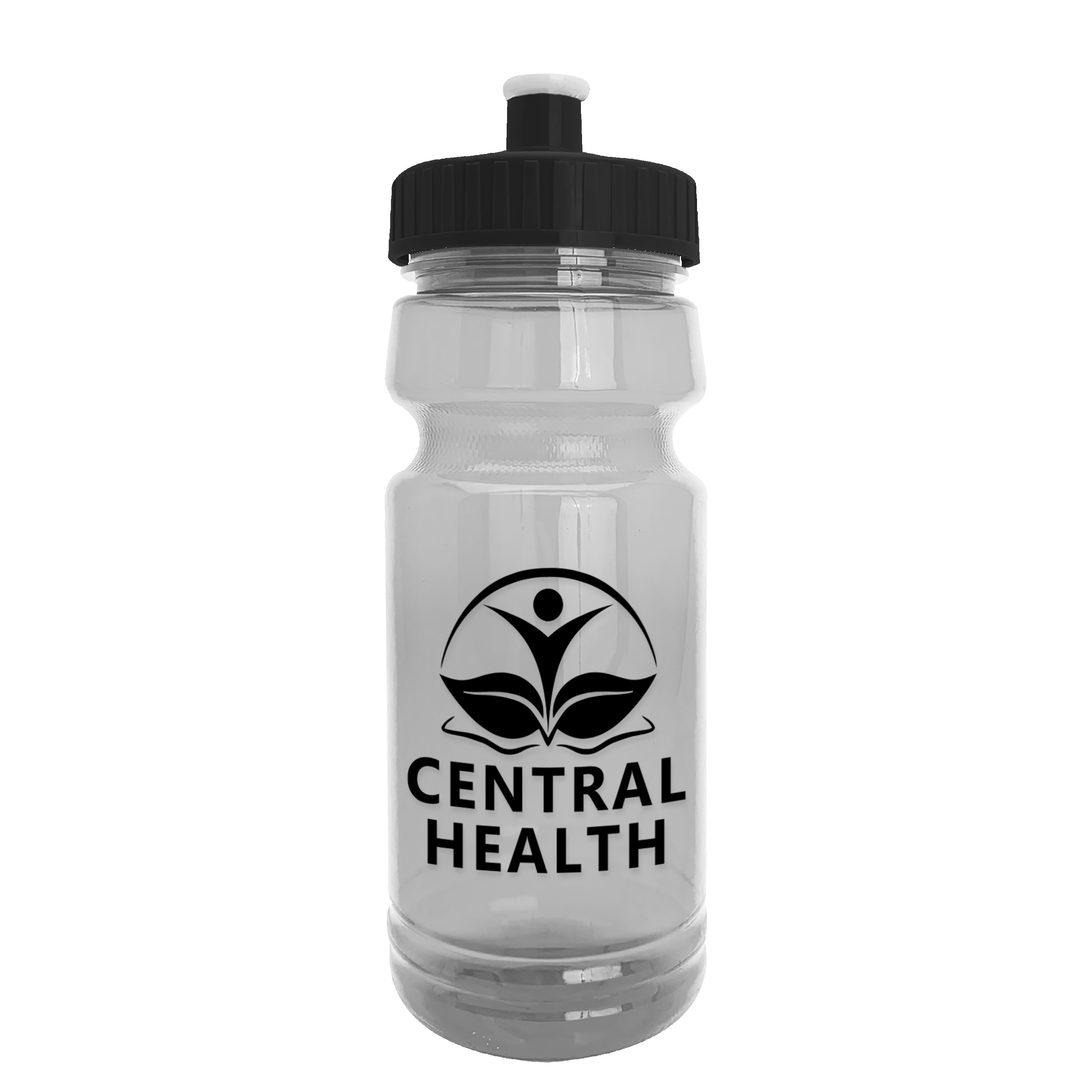 Garyline® Trainer Clear Bottle with Push-Pull Lid - 24 oz. 2