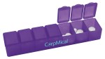 Garyline® 7-Day Pill Box - 41218 trans violet Garyline® 7-Day Pill Box - 41218 trans violet