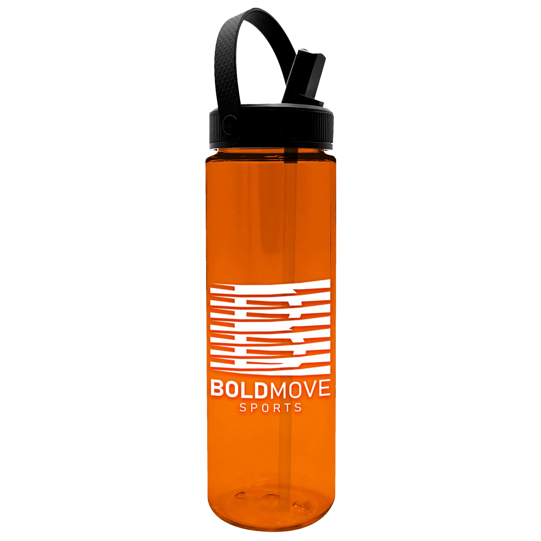 Garyline® Freedom Tritan® Bottle with Flip-Straw, Swivel-Handle Lid - 28 oz. 2