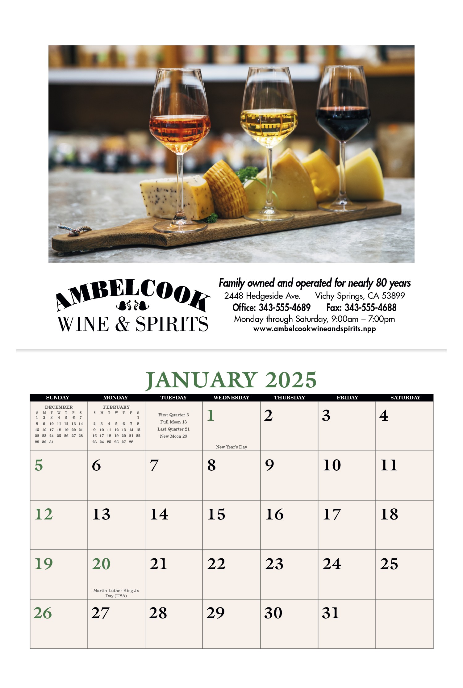Triumph® Calendars Home Recipe Calendar 2