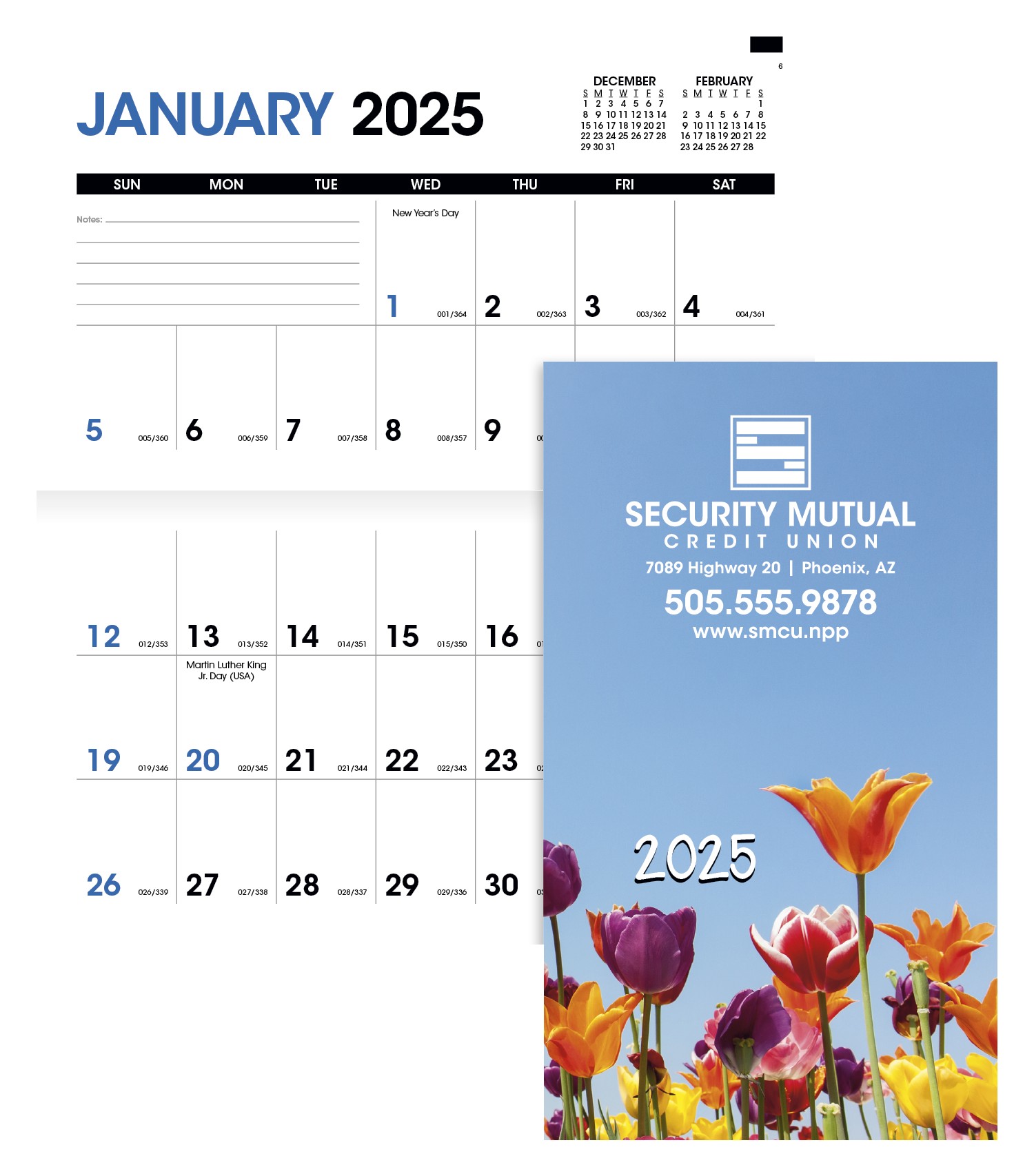 Triumph® Calendars Colorful Impressions Monthly Pocket Planner 2