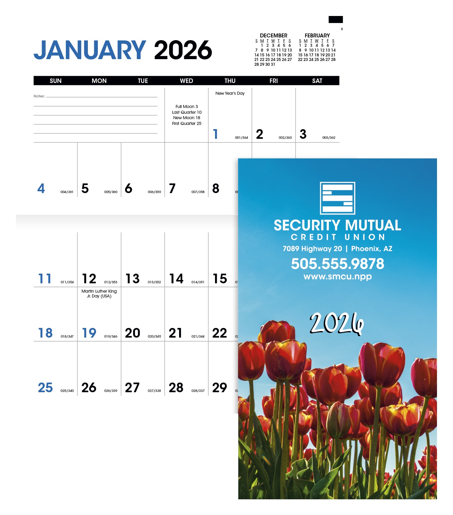 Triumph® Calendars Colorful Impressions Monthly Pocket Planner 2