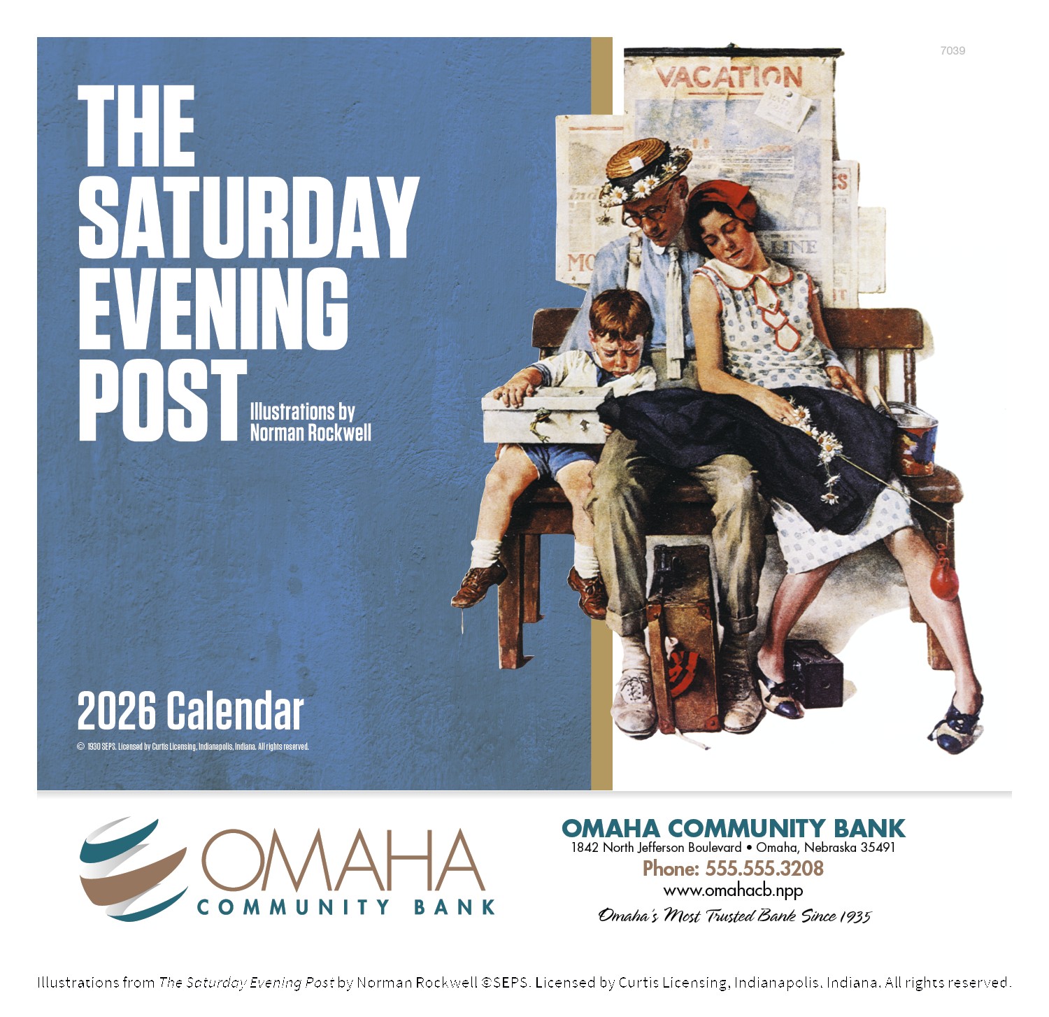 Good Value™ The Saturday Evening Post Illustrations by Norman Rockwell ? Stapled Calendar 2