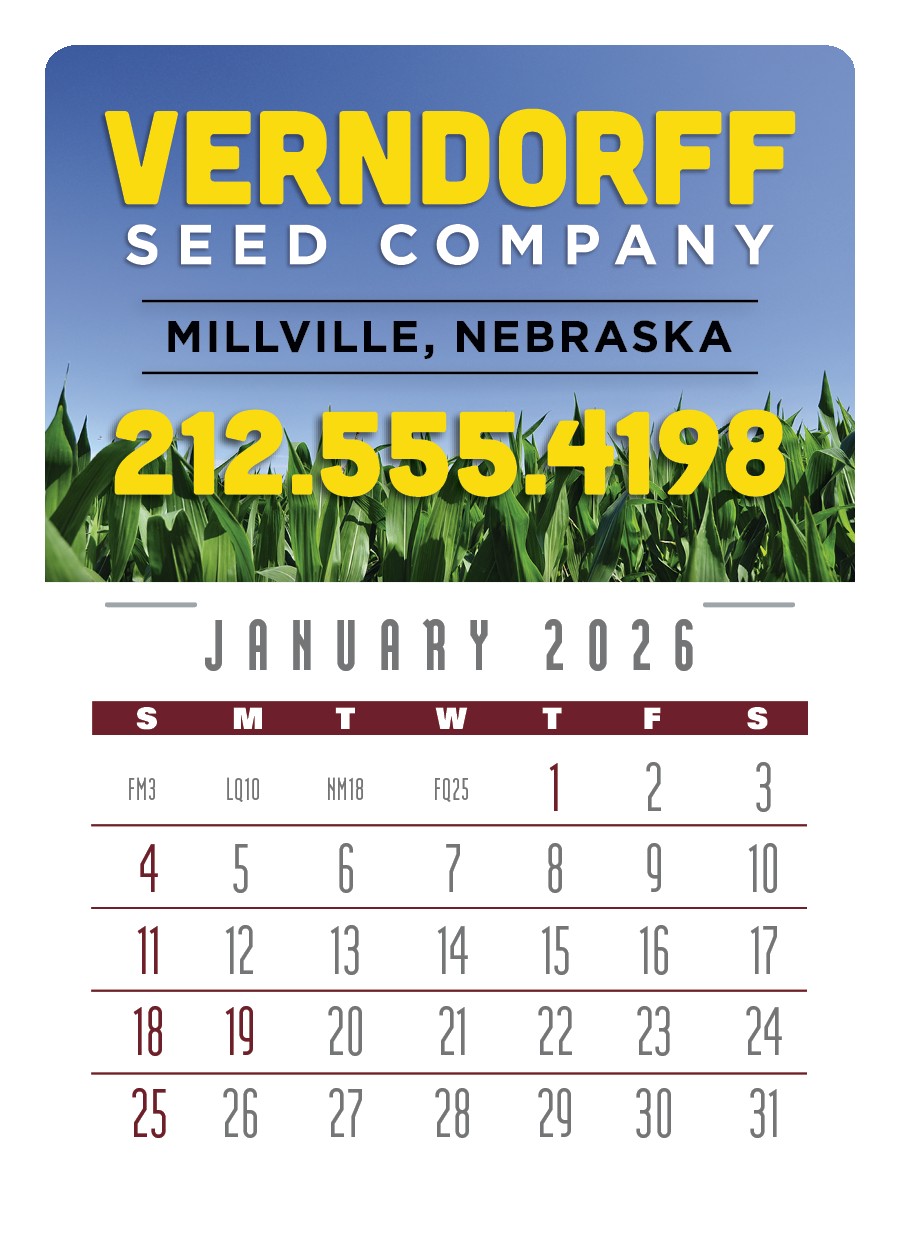 Triumph® Calendars Press-N-Stick Full-Color Header Contemporary Calendar 2
