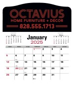 Triumph® Calendars Press-N-Stick Jumbo Header with 3-Month Calendar 2 Triumph® Calendars Press-N-Stick Jumbo Header with 3-Month Calendar 2