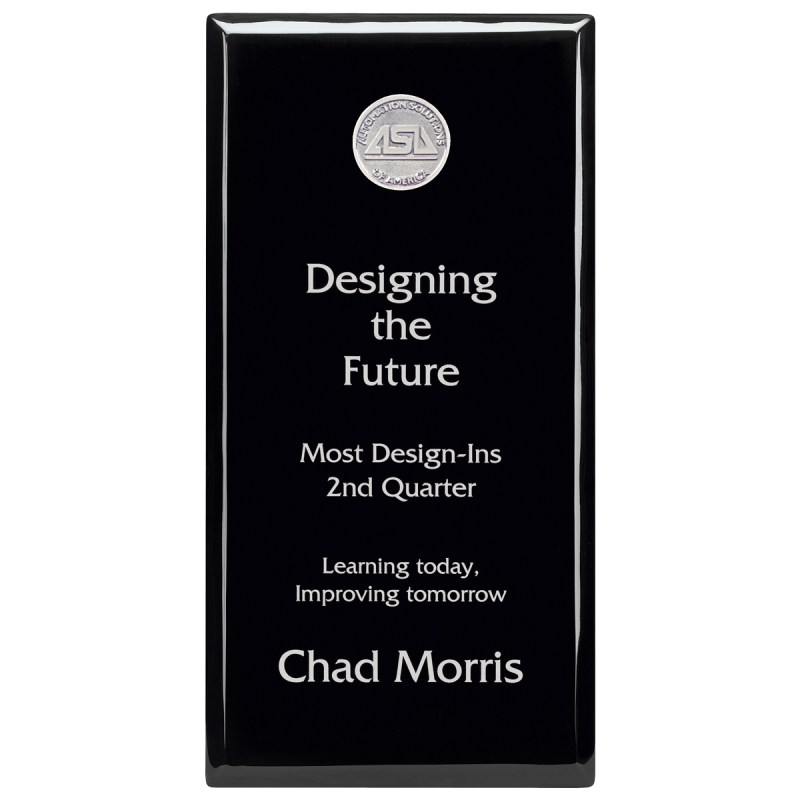 JAFFA® Black Plaque - 6" x 12" 2 JAFFA® Black Plaque - 6" x 12" 2