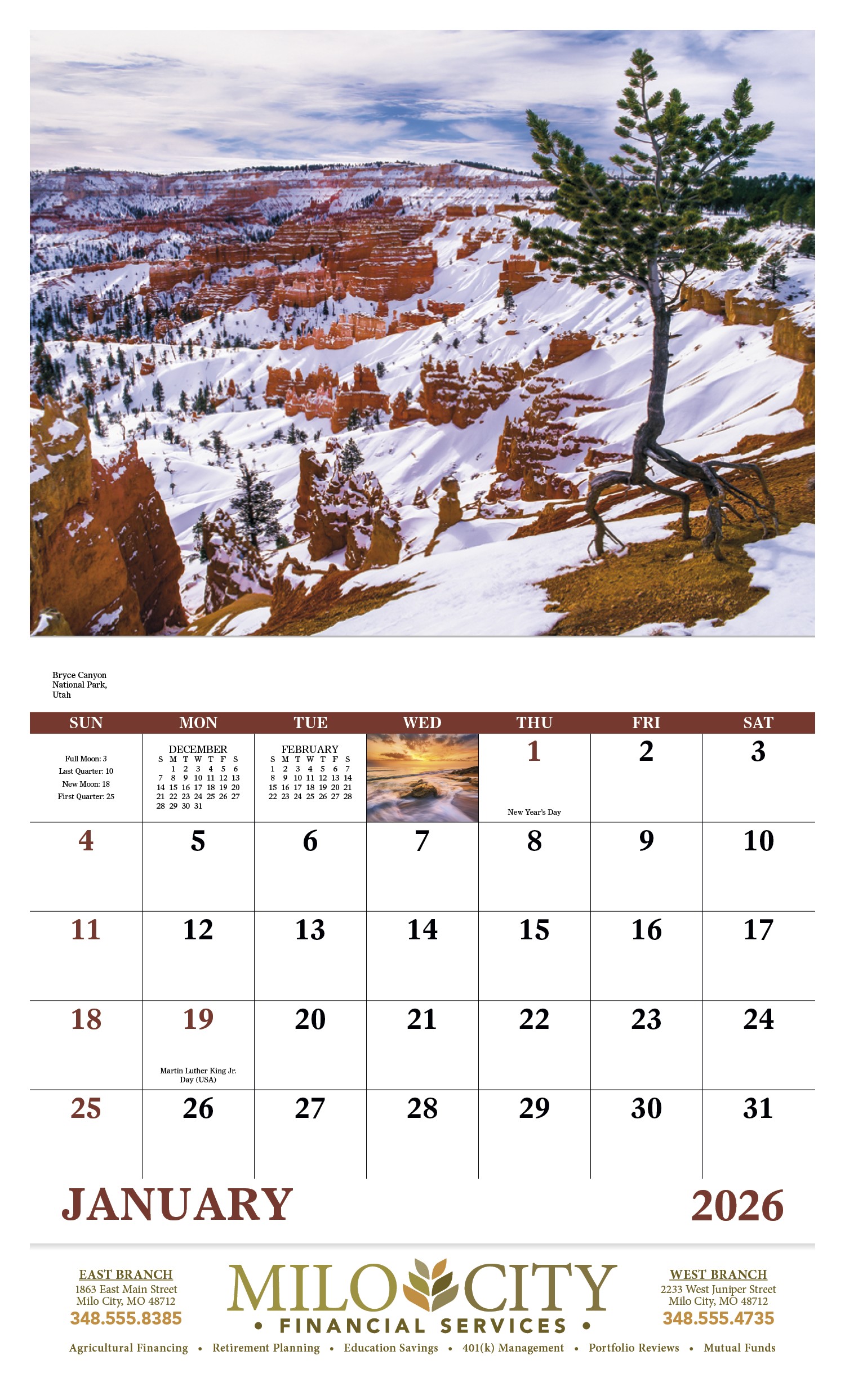 Good Value™ Landscapes of America - Stapled Calendar 2