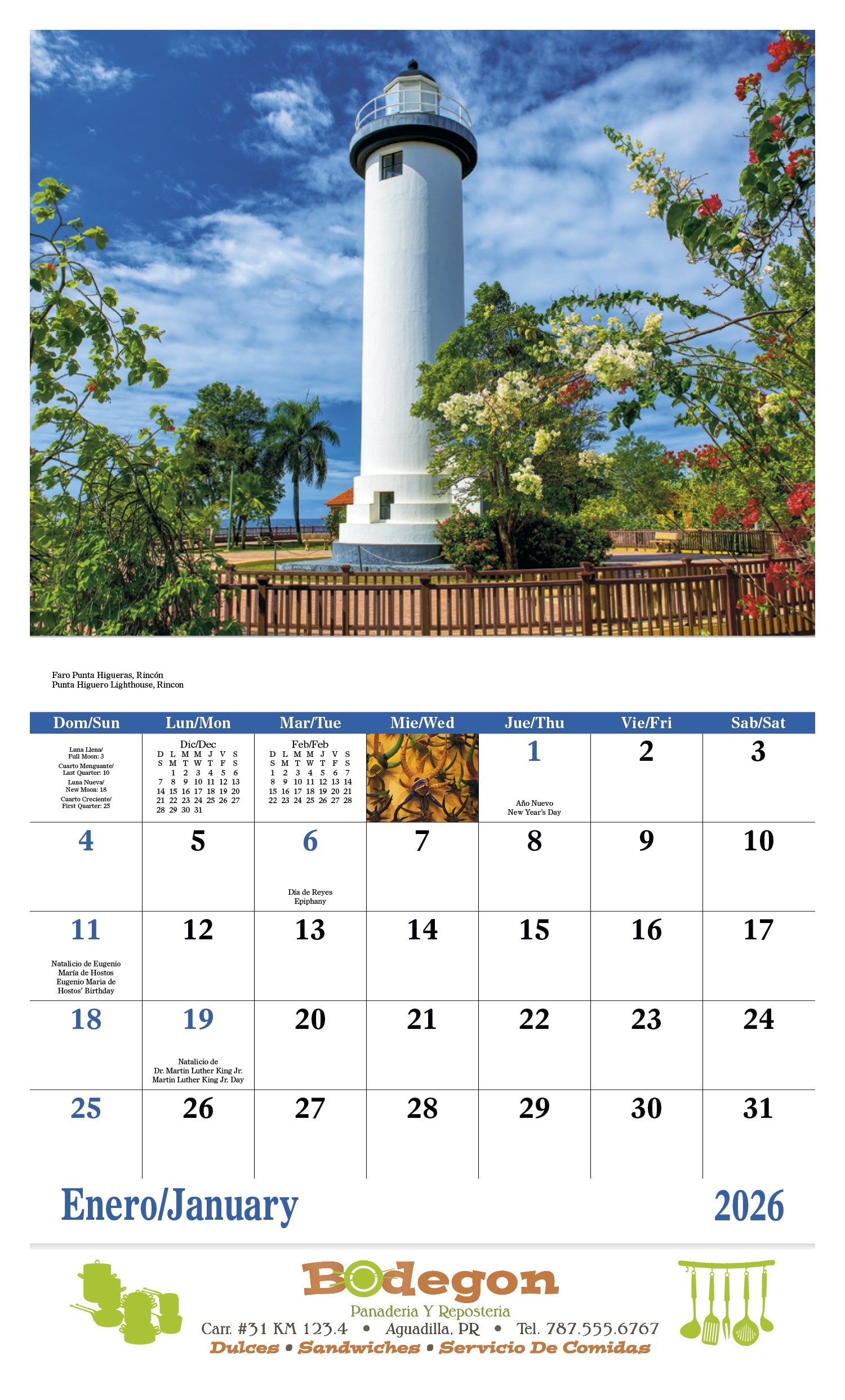 Good Value™ Puerto Rico - Stapled Calendar 2