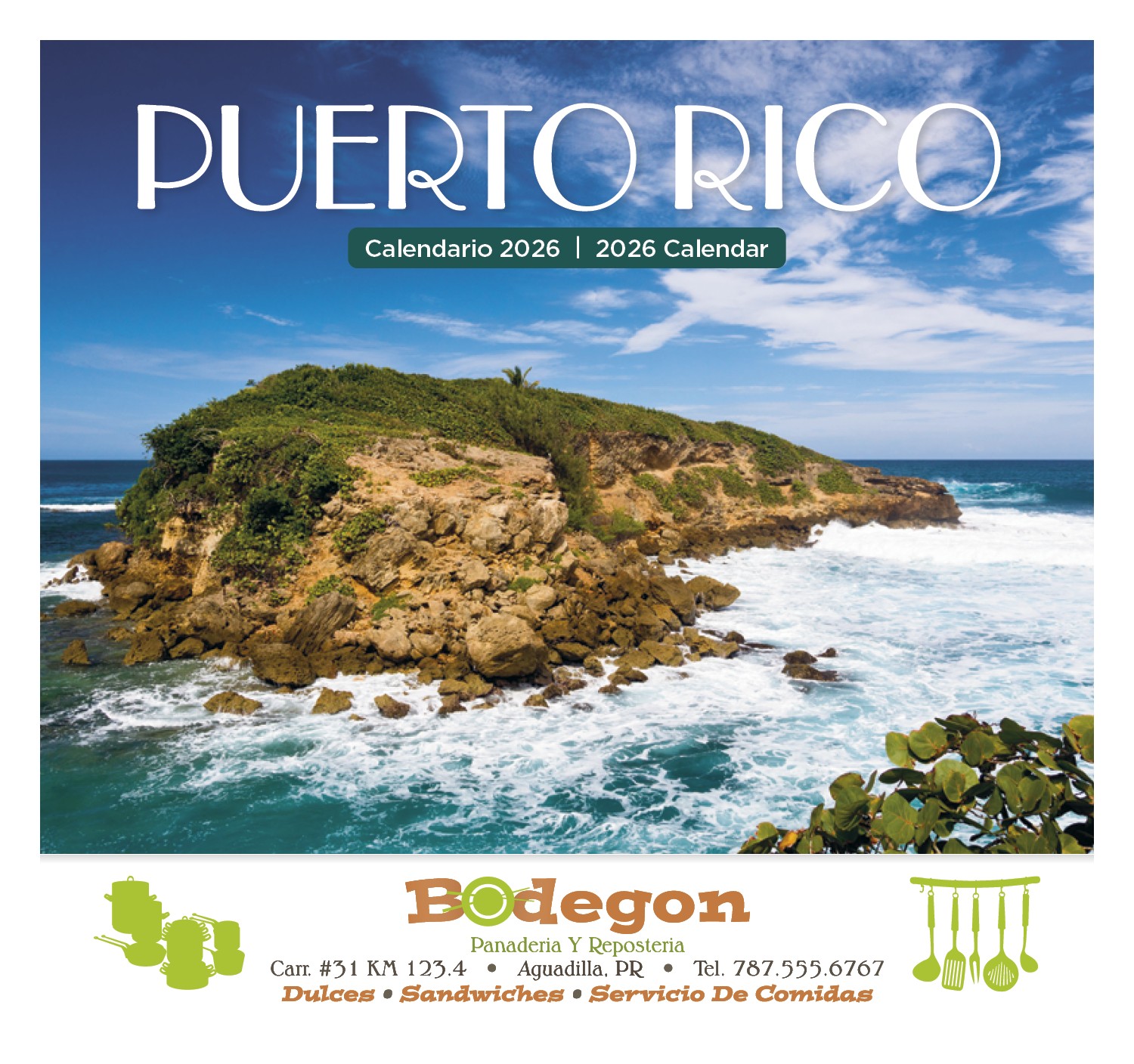 Good Value™ Puerto Rico - Stapled Calendar 2
