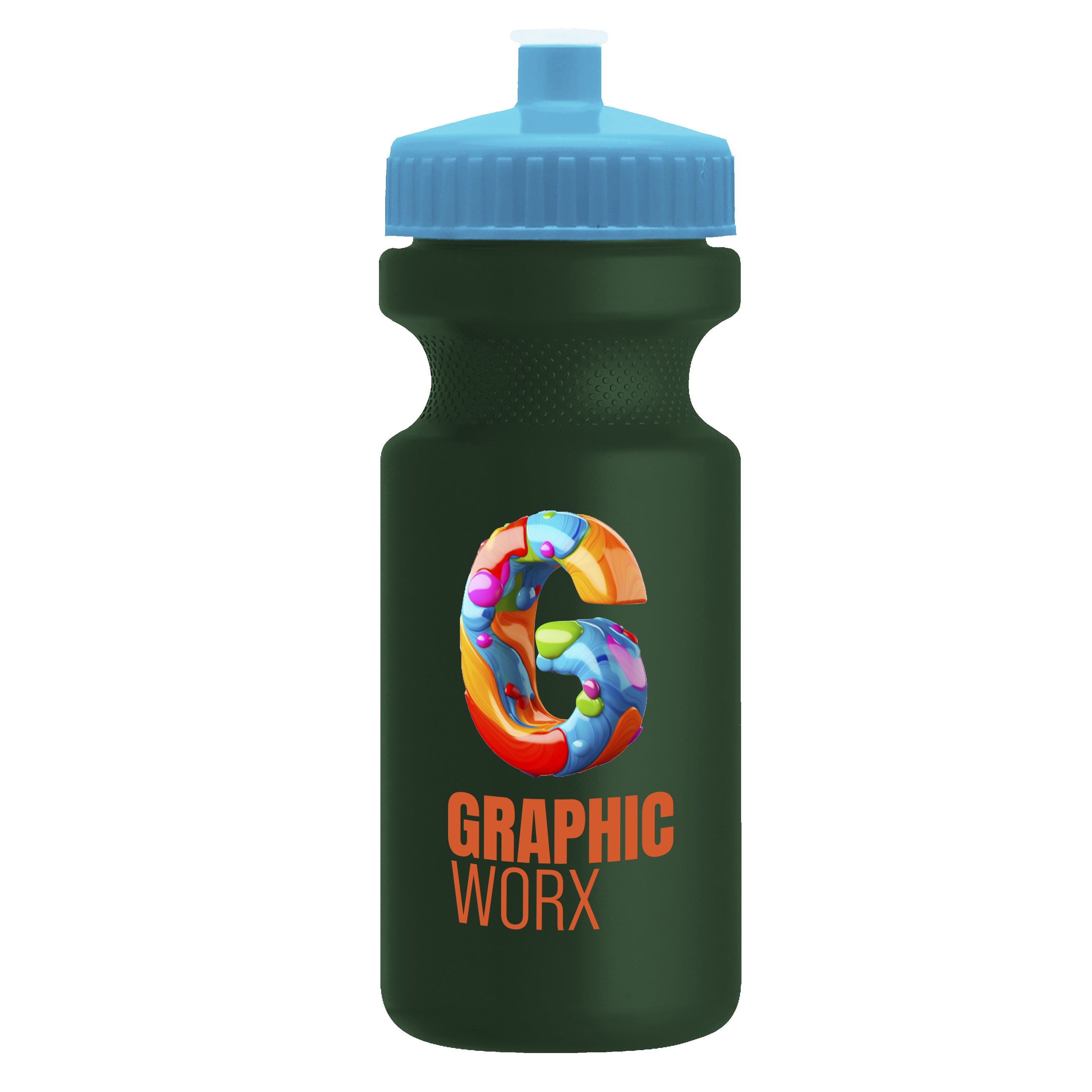 Garyline® Cyclist Recycled Bike Bottle with Push-Pull Lid - 22 oz. 2