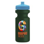Garyline® Cyclist Recycled Bike Bottle with Push-Pull Lid - 22 oz. - MRP21R_darkgreen_bottle_cyan_lid_full.png Garyline® Cyclist Recycled Bike Bottle with Push-Pull Lid - 22 oz. - MRP21R_darkgreen_bottle_cyan_lid_full.png