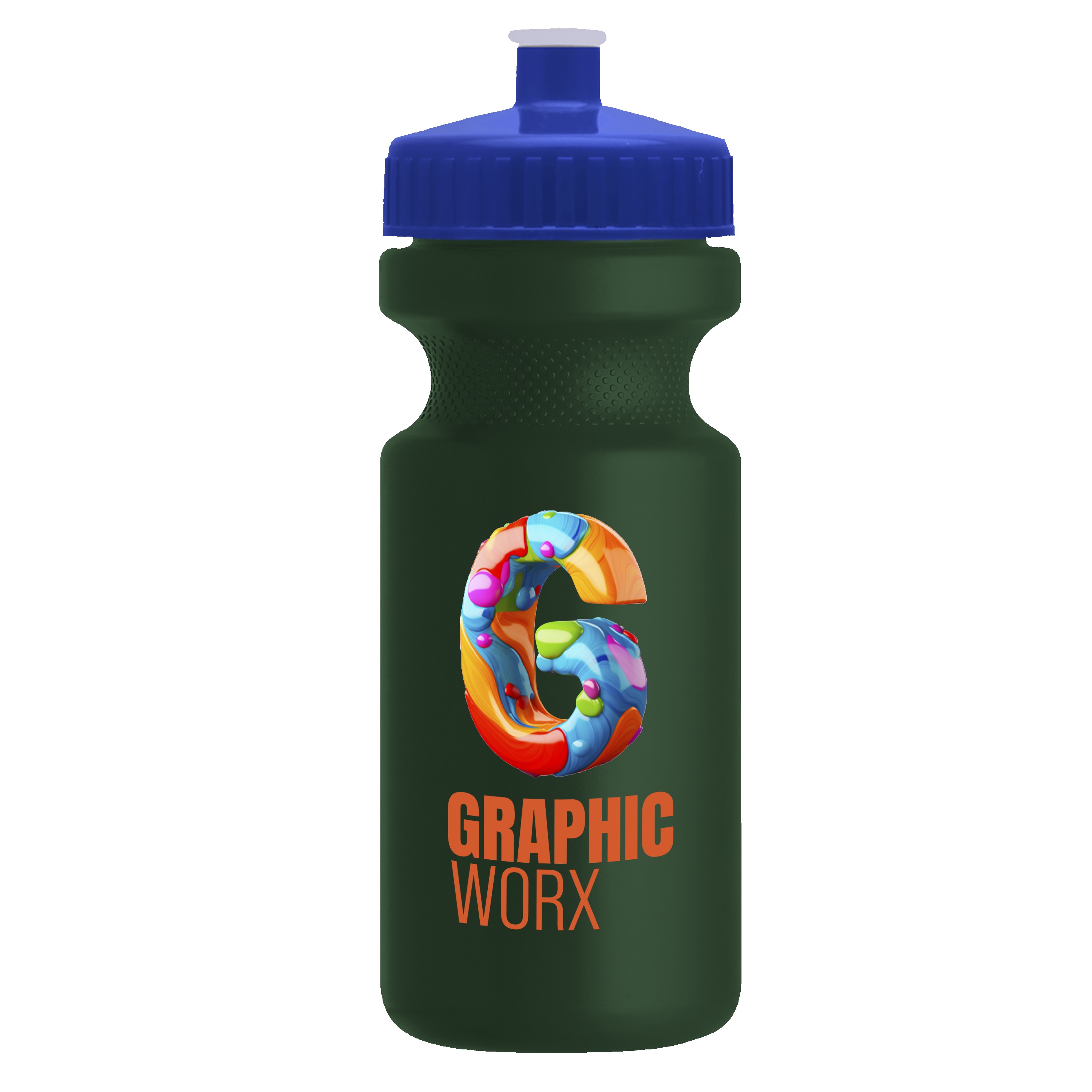 Garyline® Cyclist Recycled Bike Bottle with Push-Pull Lid - 22 oz. 2