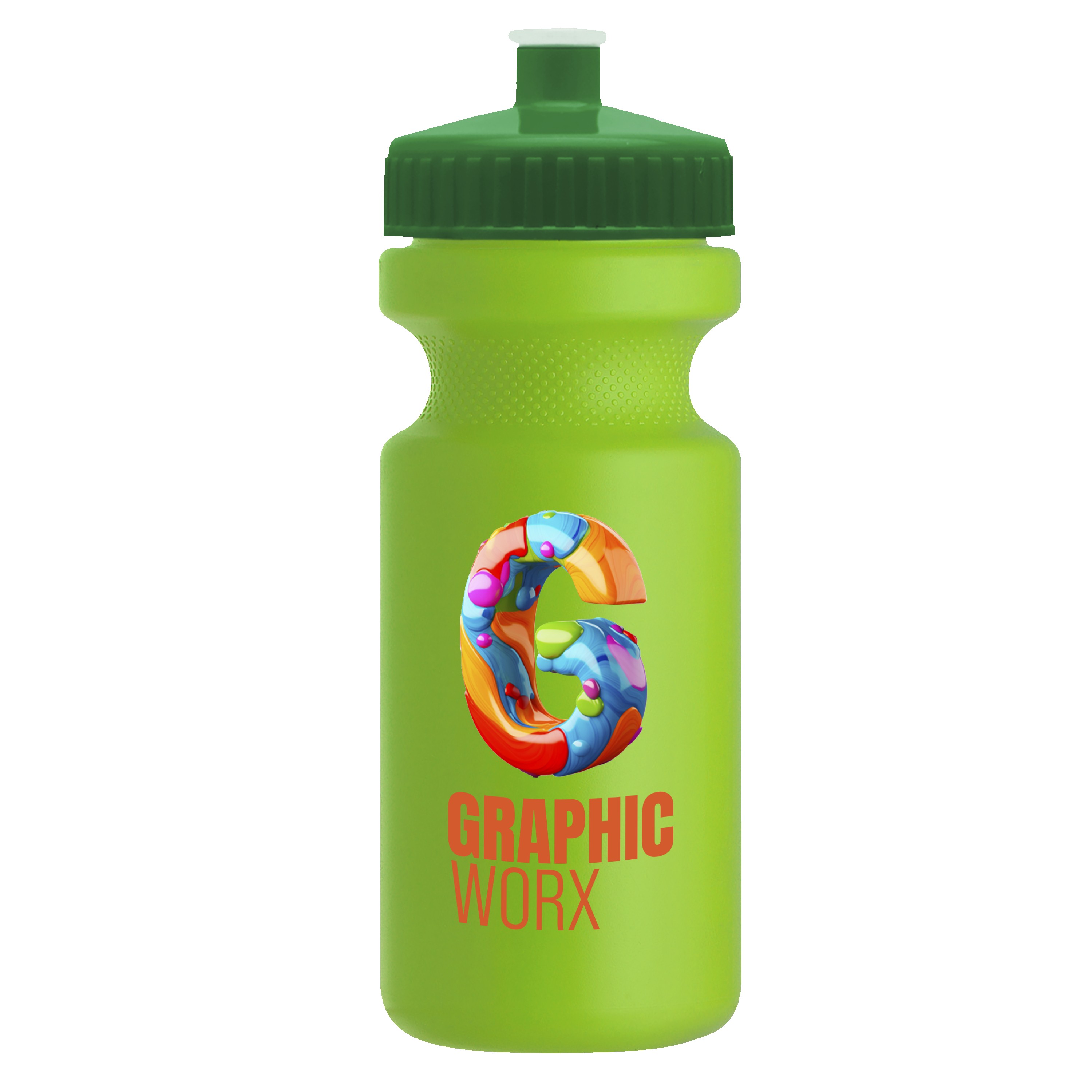 Garyline® Cyclist Recycled Bike Bottle with Push-Pull Lid - 22 oz. 2