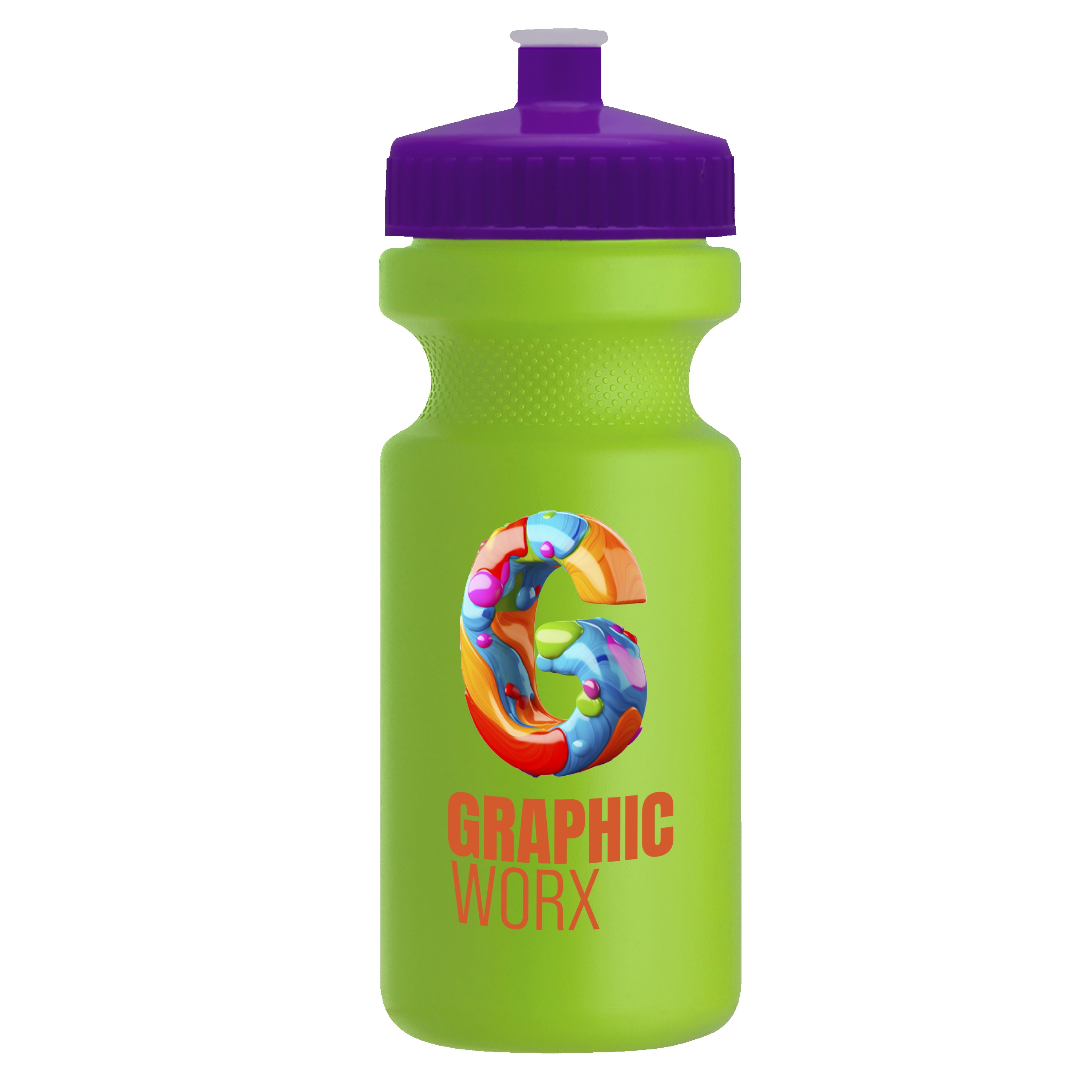 Garyline® Cyclist Recycled Bike Bottle with Push-Pull Lid - 22 oz. 2