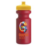 Garyline® Cyclist Recycled Bike Bottle with Push-Pull Lid - 22 oz. - MRP21R_red_bottle_yellow_lid_full.png Garyline® Cyclist Recycled Bike Bottle with Push-Pull Lid - 22 oz. - MRP21R_red_bottle_yellow_lid_full.png